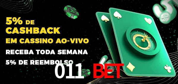 Promoções do cassino ao Vivo 011 Bet